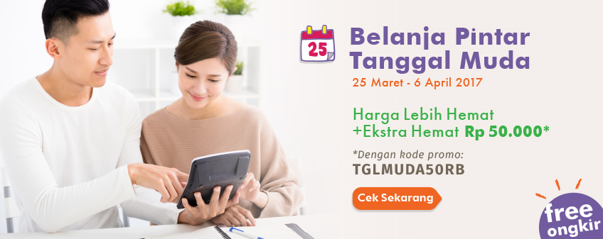 Belanja Pintar Tanggal Muda TGLMUDA50RB